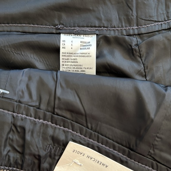 NWT | American Eagle Women’s Wool-Blend Hi-Rise Mini Skirt | Plaid | S | 4 - Picture 8 of 11